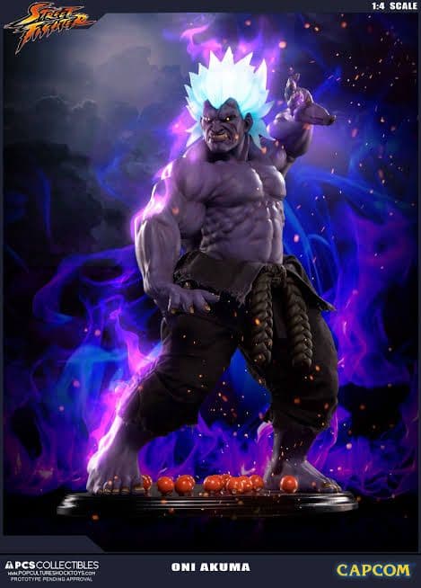 ストリートファイター 狂オシキ鬼 スタチュー 通常版 サイドショウ 豪鬼