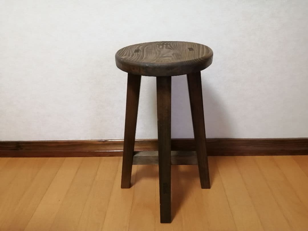 専用出品　木製スツール　座面幅30cm×高さ43cm　丸椅子　stool