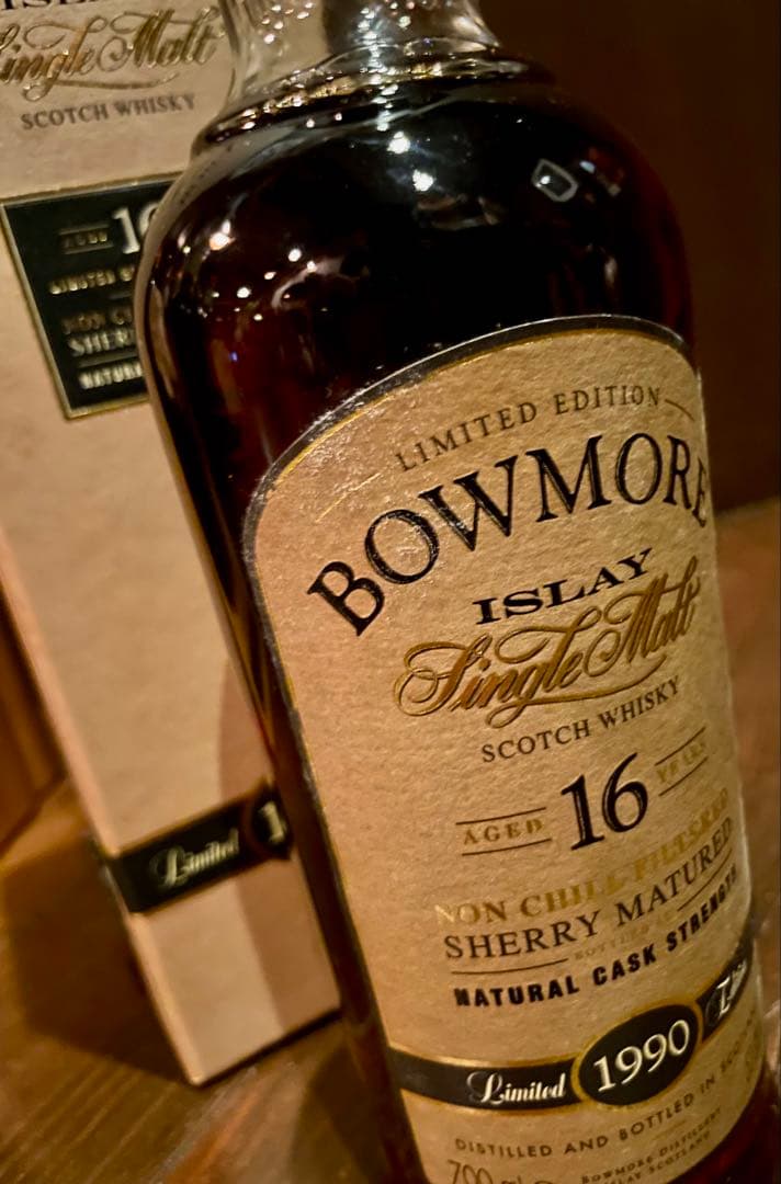 希少　ボウモア 16年 1990 リミテッドエディション シェリーマチュアード