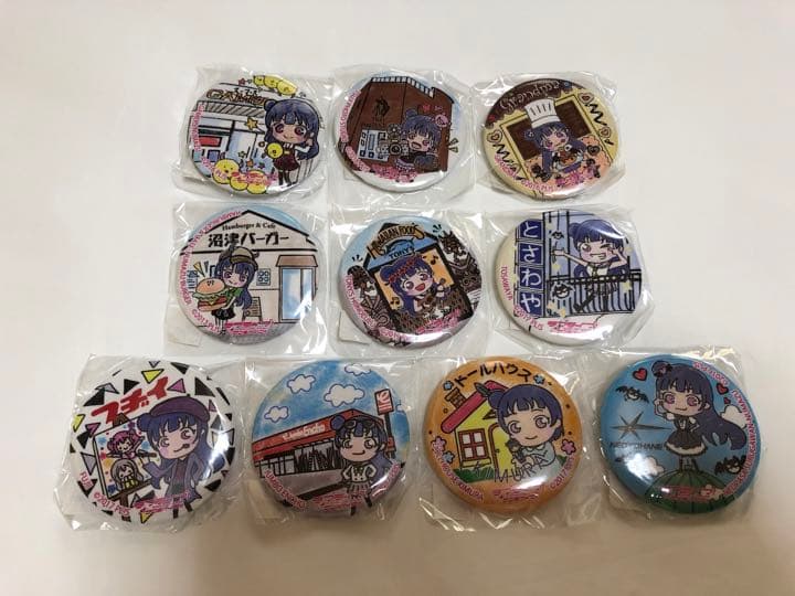 ラブライブ サンシャイン まちあるき 缶バッジ 津島 善子