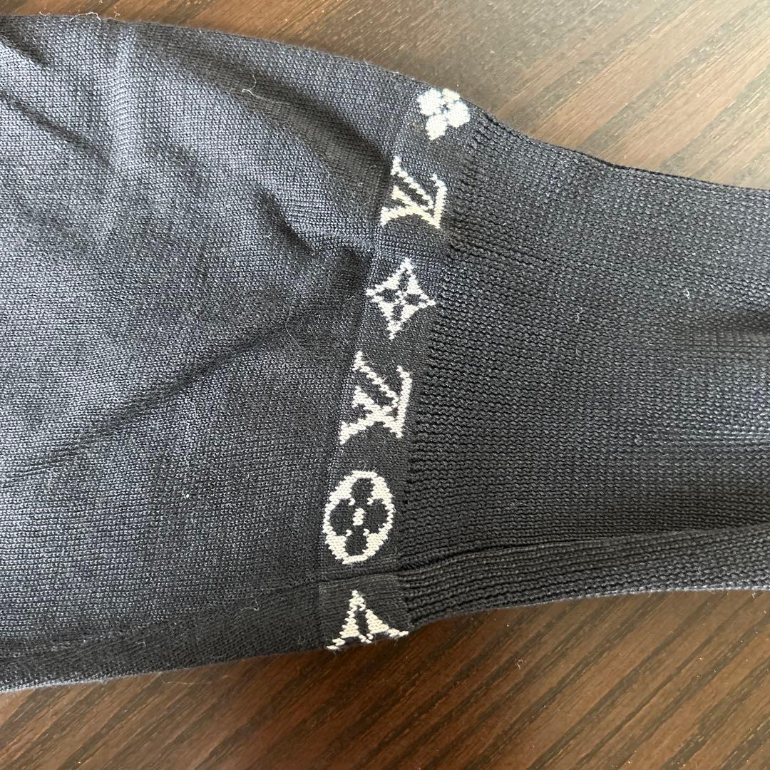 LOUIS VUITTON 長袖ポロシャツ コットンニット　Lサイズ
