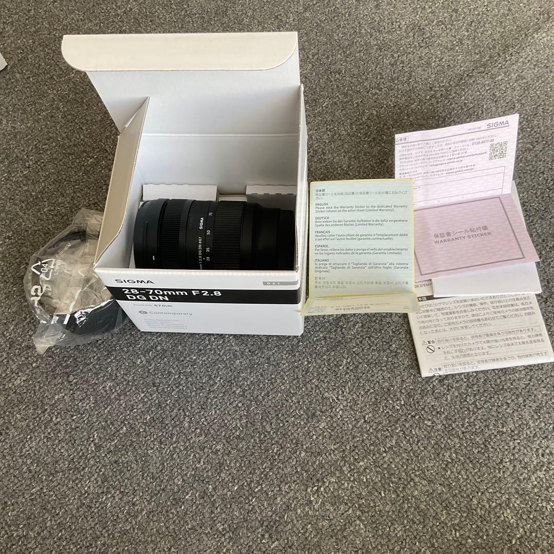 sigma28~70mm F2.8 DG DN Eマウント