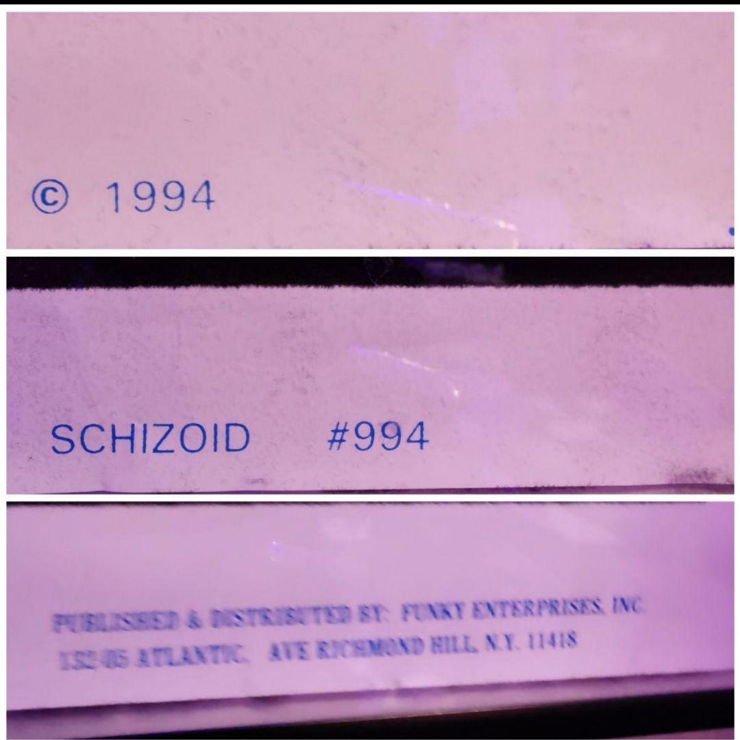 90s ヴィンテージ　ブラックライトポスター　サイケ　グロウ