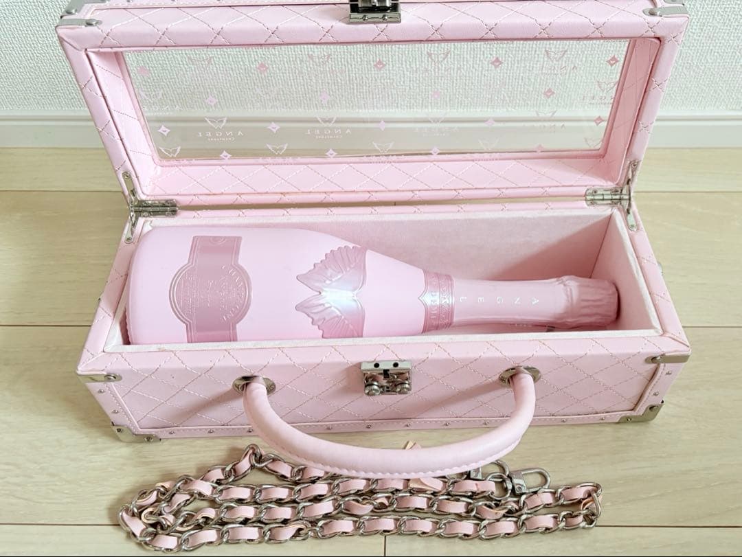 未開封 エンジェル シャンパン ドゥミセック ロゼ ピンク