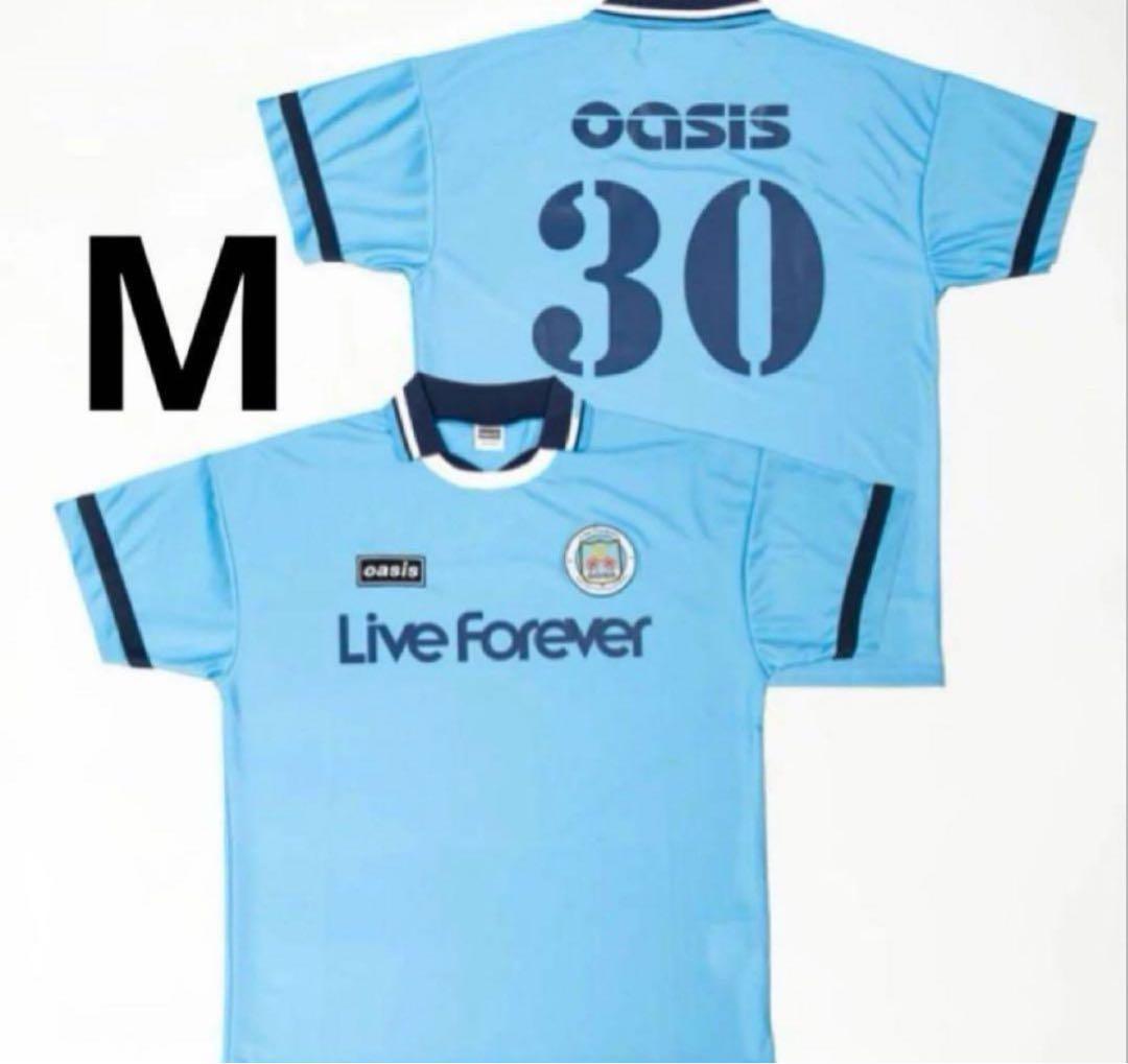 oasis フットボールシャツ　mサイズ　Live Forever