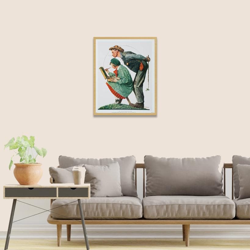 額装品/TheCritic/ノーマン ロックウェル/アート/ポスター/インテリア