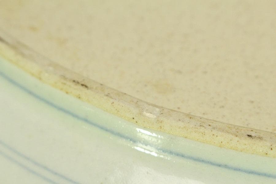 中国美術 青花蓮花紋皿 φ47cm 故宮博物院(ZE472)