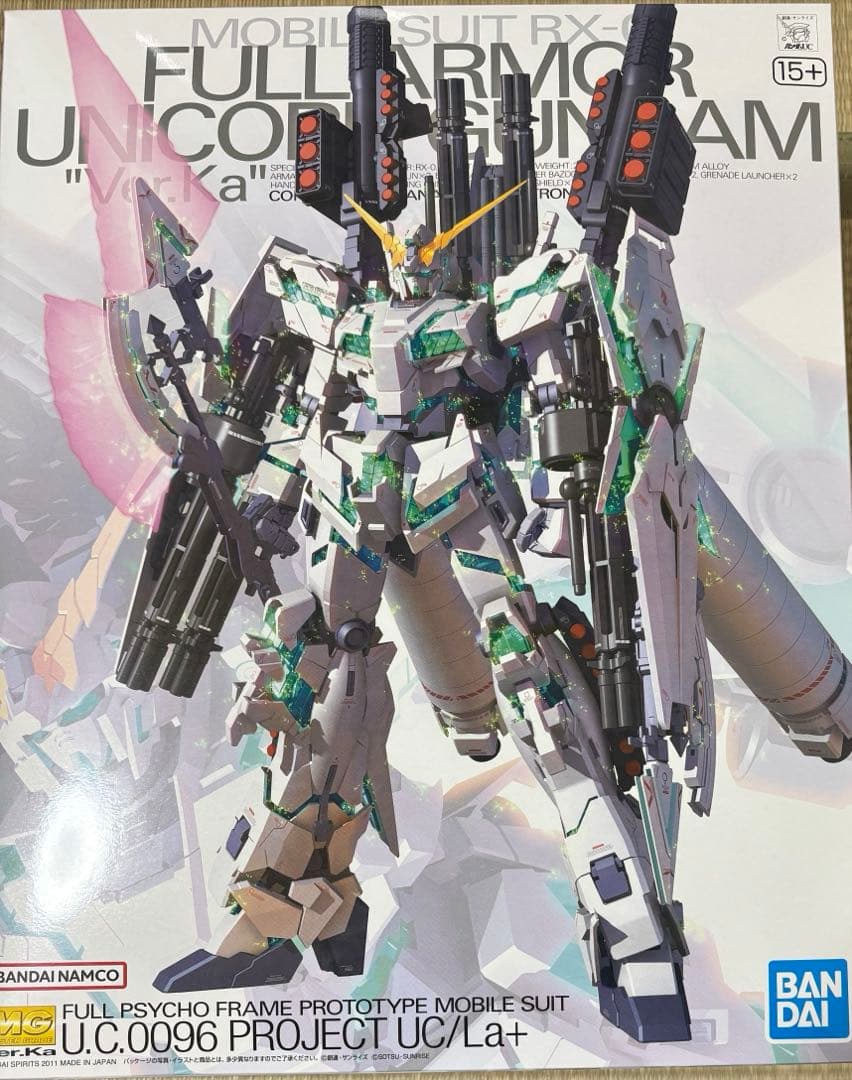 MG1/100 RX-0 フルアーマーユニコーンガンダムVer.Ka