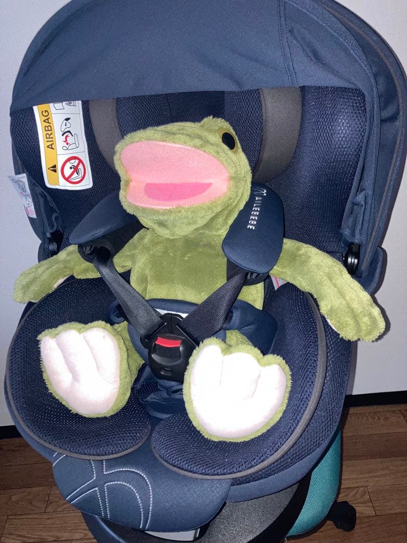 エールベベ⭐️【美品最高位】5iグランス ブルーブランISOFIX