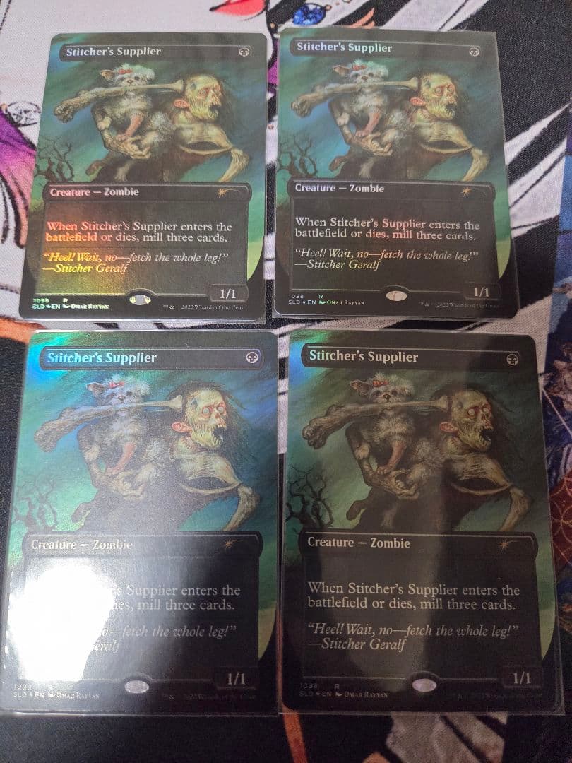 MTG 縫い師への供給者 ボーダーレス　foil