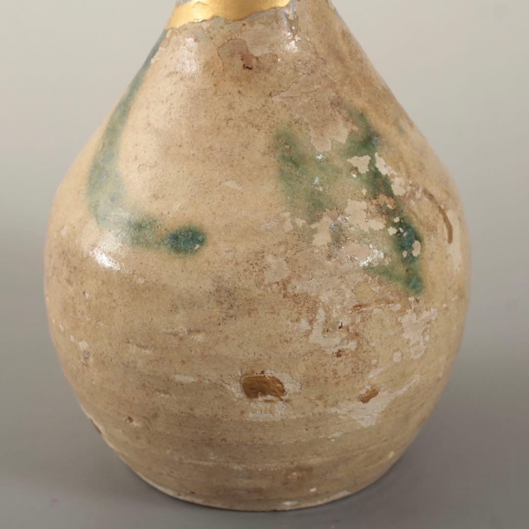 黄瀬戸 徳利 古美術 古道具 アンティーク 桃山〜江戸初期