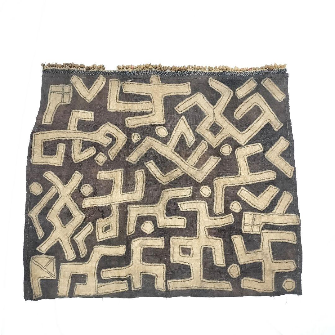 アンティーク　ラフィア　クバ布　 クバ族 アフリカ