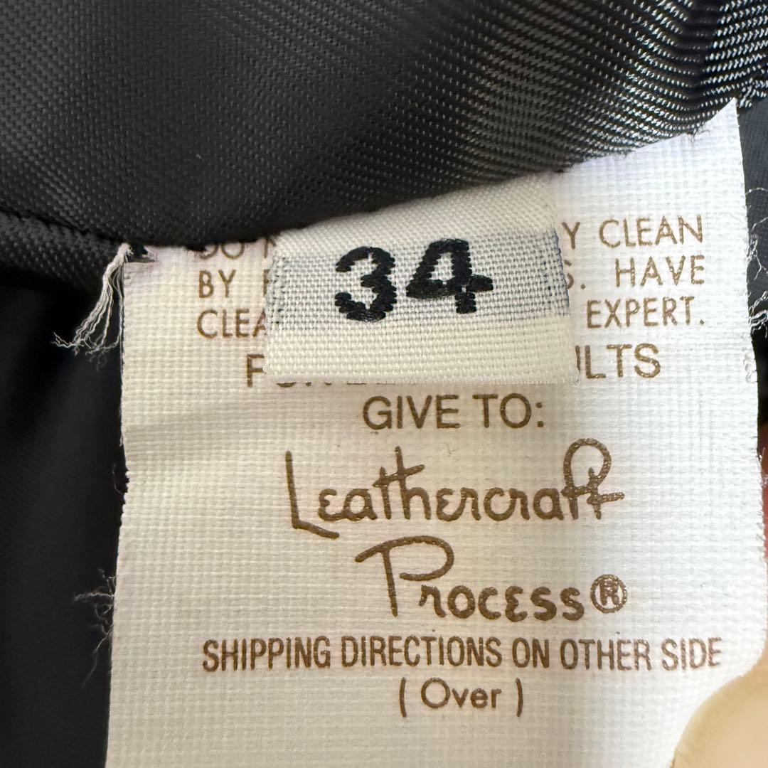 schott USA製　2way ファーインナー付き　レザージャケット　34