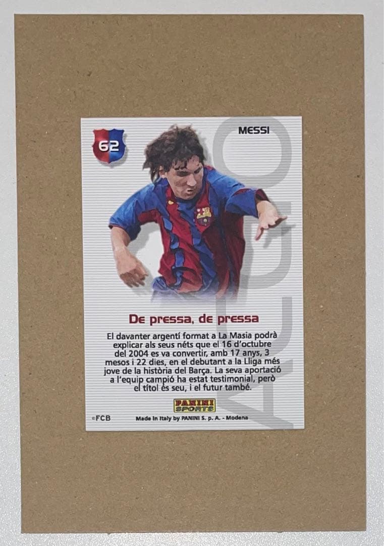 リオネルメッシ　ルーキーカード 2004 Panini Mega Cracks