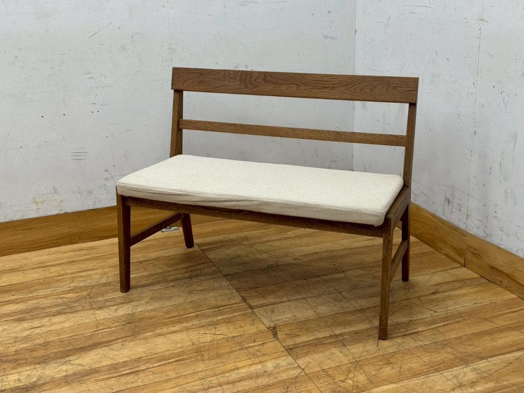 T1430☆展示品☆ウニコ　ベンチ　ソファ　ADDY　アディ　オーク材　オーク材
