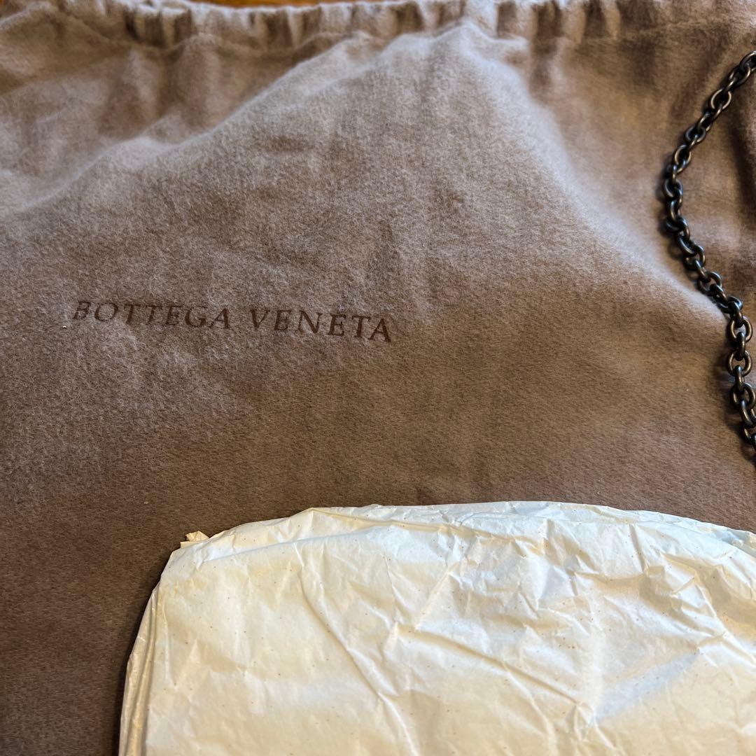 ボッテガべネタ　グレー イントレチャート　ミニショルダーバッグ