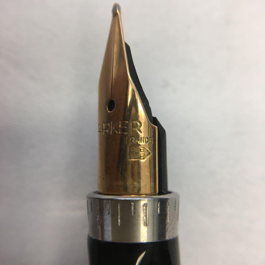 PARKER LAQUE 万年筆 14Kペン先 フランス製ボールペン付