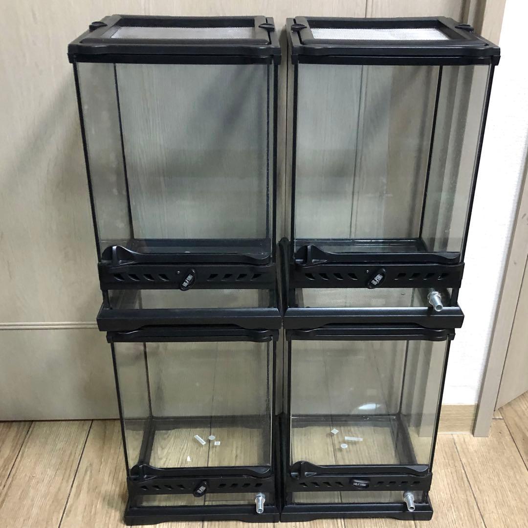 【4個セット】 GEX グラステラリウム ナノ 水槽 テラリウム NANO