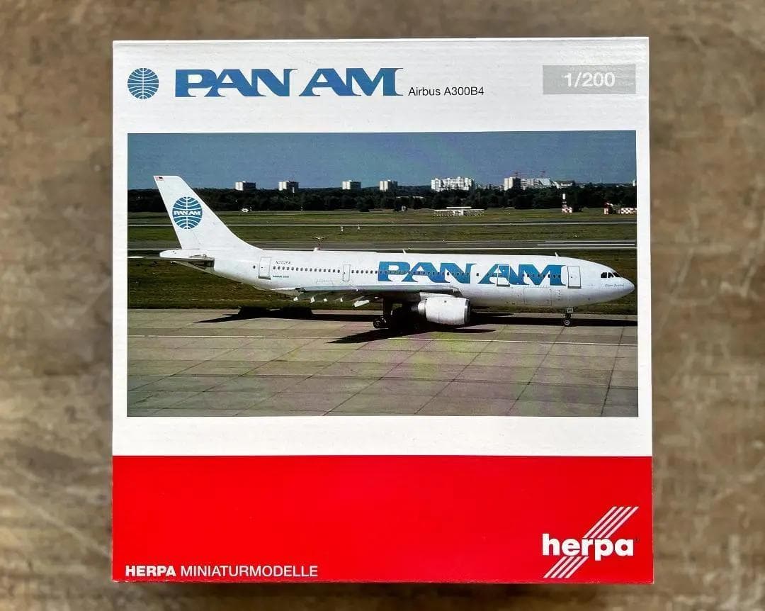 Herpa / ヘルパ｜PAN AM / パンナム航空｜A300B4｜1/200