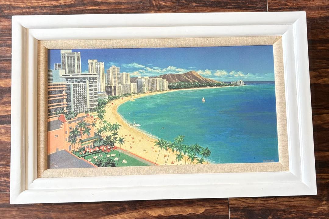 大下亮 Art Grage アールグラージュ「ワイキキ」142/250 絵画 F