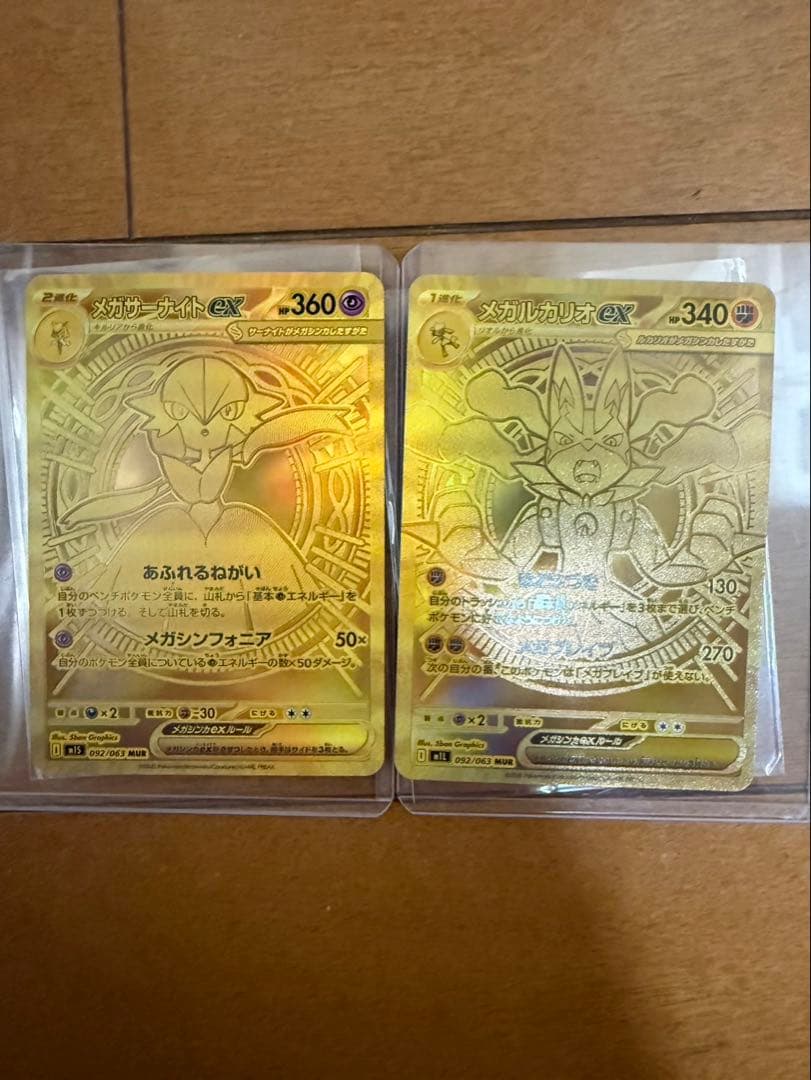 メガサーナイトex メガルカリオexセット