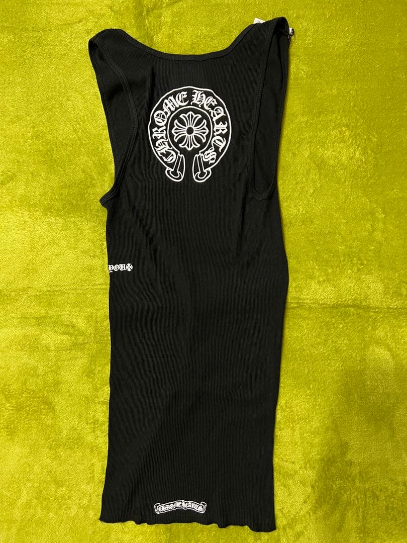 トップス chrome hearts tank top black