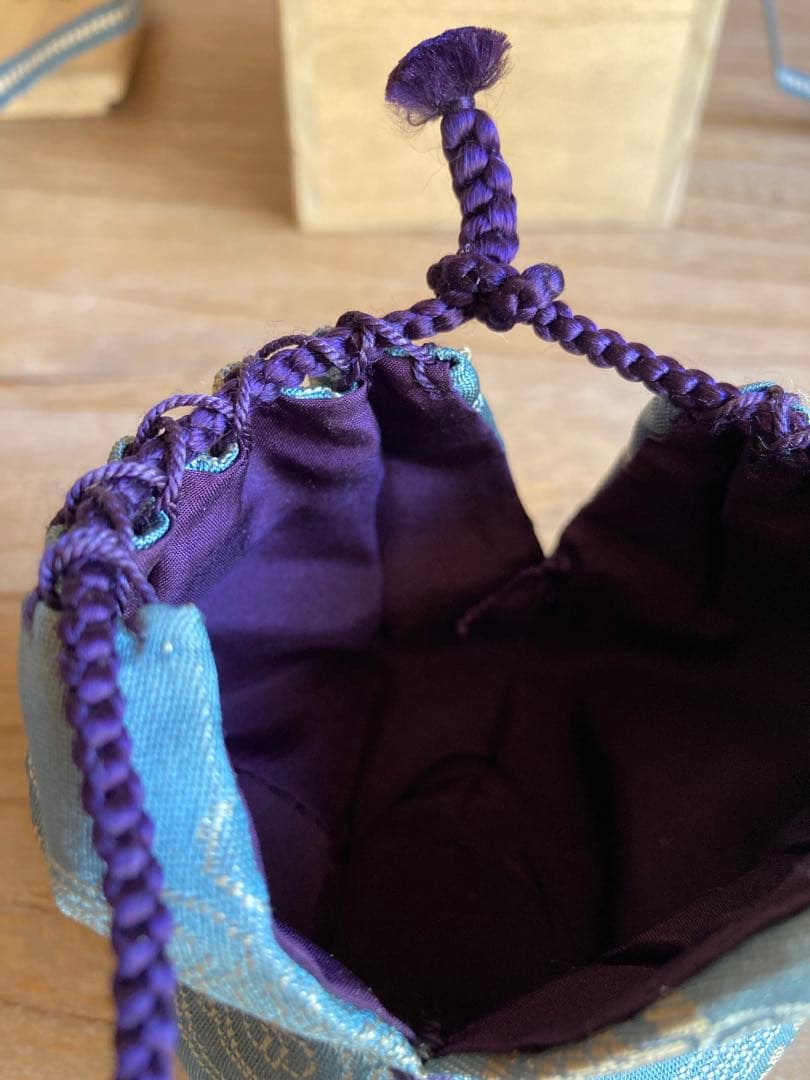 丸壷茶入 仕覆　共箱　茶道具