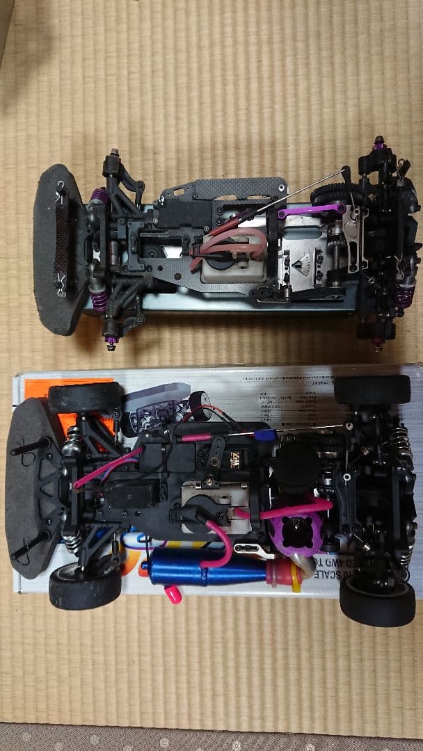 エンジンラジコン MTX-2 部品取り車合わせ4台