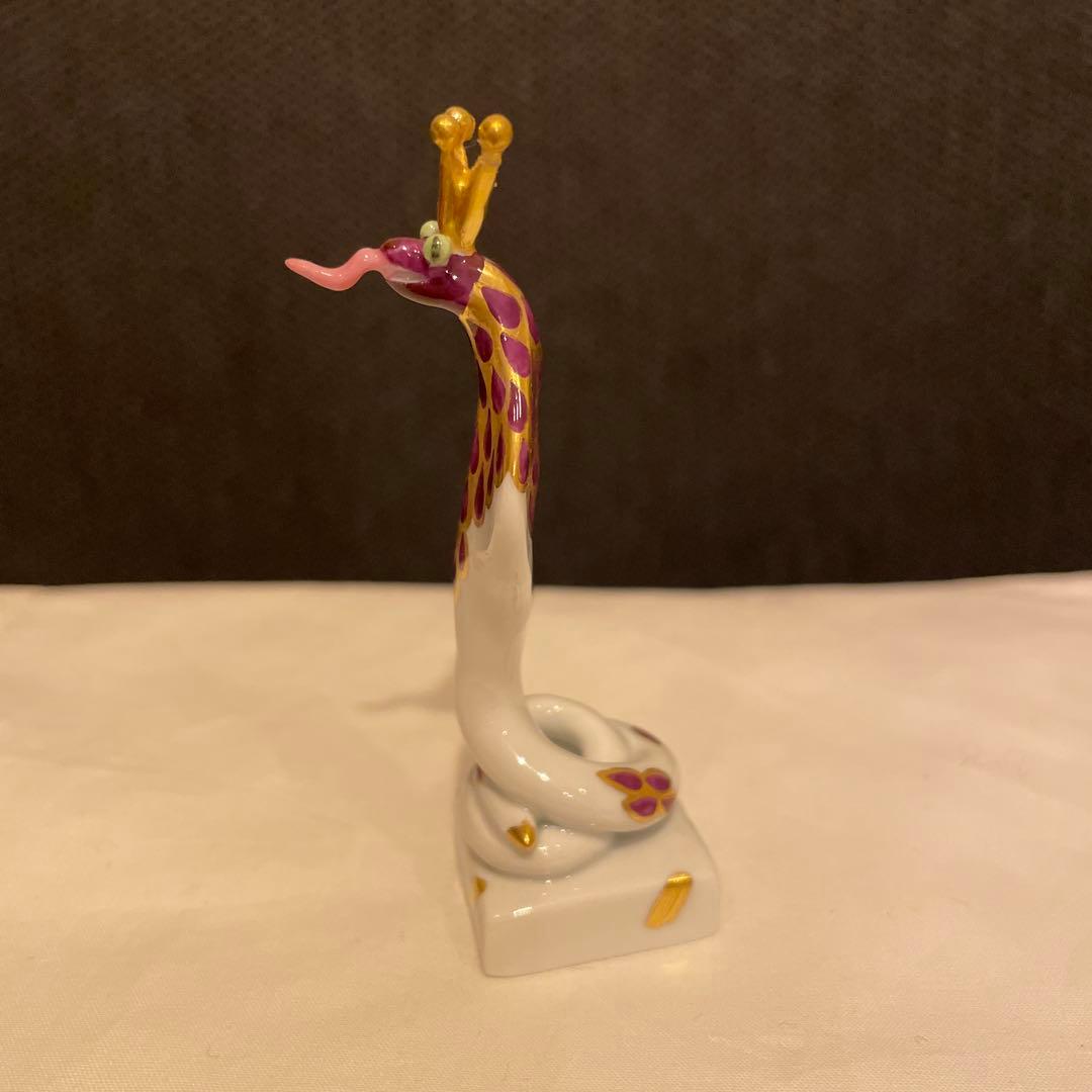 マイセン置物⭐︎巳ヘビフィギュア干支シリーズ手びねりMeissen 美品