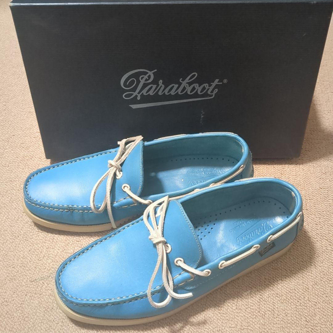 Paraboot デッキシューズ 青