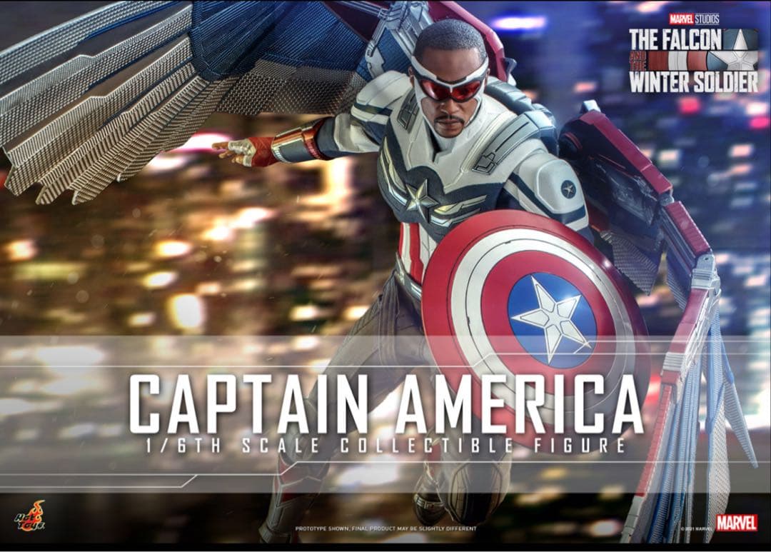 チ*ス様 ホットトイズ『ファルコン＆ウィンター・ソルジャー』キャプテン・アメリカ