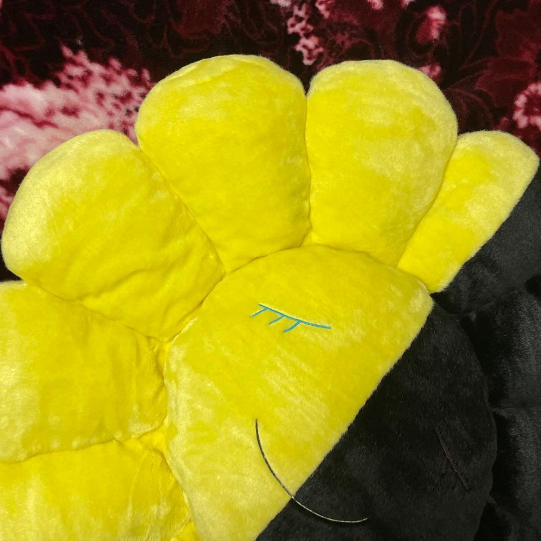 【1m大盤】村上隆TM × ヒカルHIKARU フラワークッション