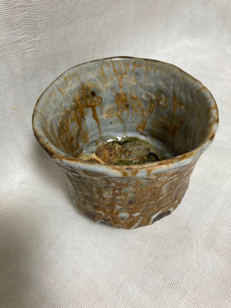 スコネコ専用木戸貞昭／土灰志野茶碗／昭43