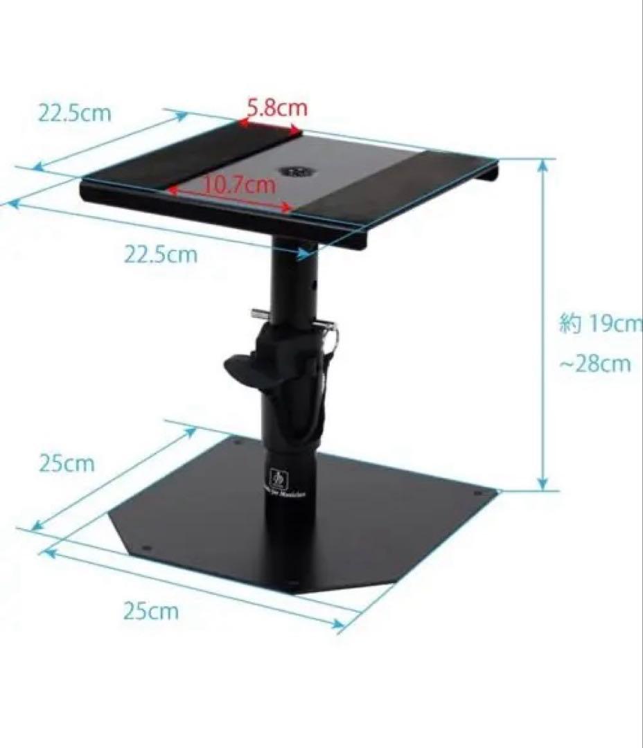 TASCAM VL-S3BTモニタースピーカー、卓上スタンド、インシュレーター