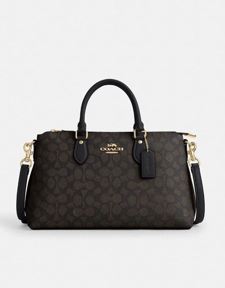 本日削除COACH ショルダーバッグ ダークブラウン