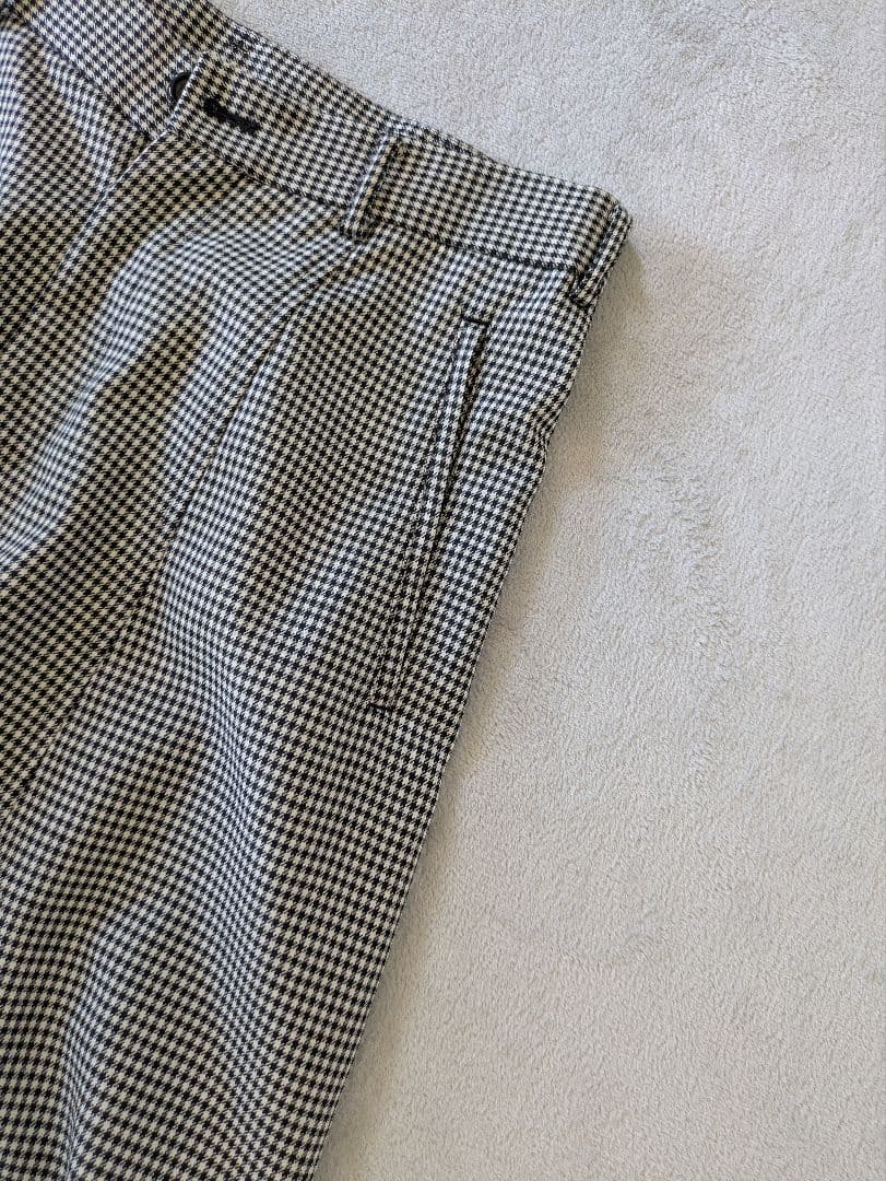 [美品]COMME des GARÇONSギャルソン　チェック柄サルエルパンツ