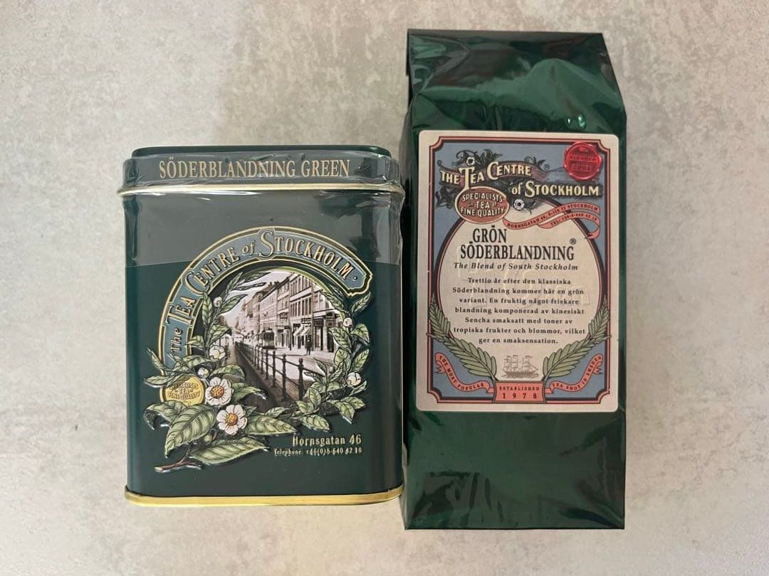 北欧紅茶　ロイヤルセーデルブレンド　100ｇ缶•リフィルセット