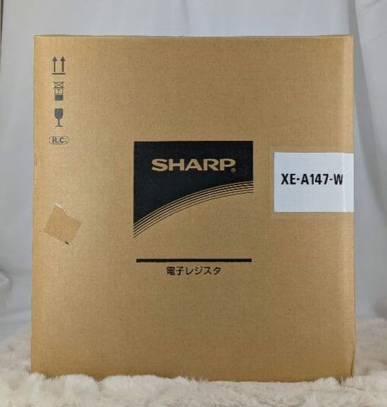 【未使用品】SHARP 電子レジスター XE-A147-W ロール付き