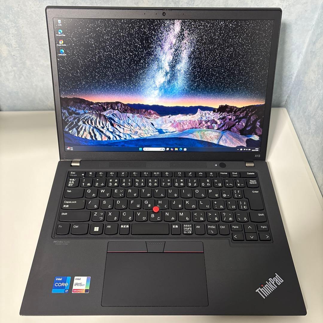 ThinkPad X13Gen2 i7メモリ16GB ⭐️バッテリー99%美品