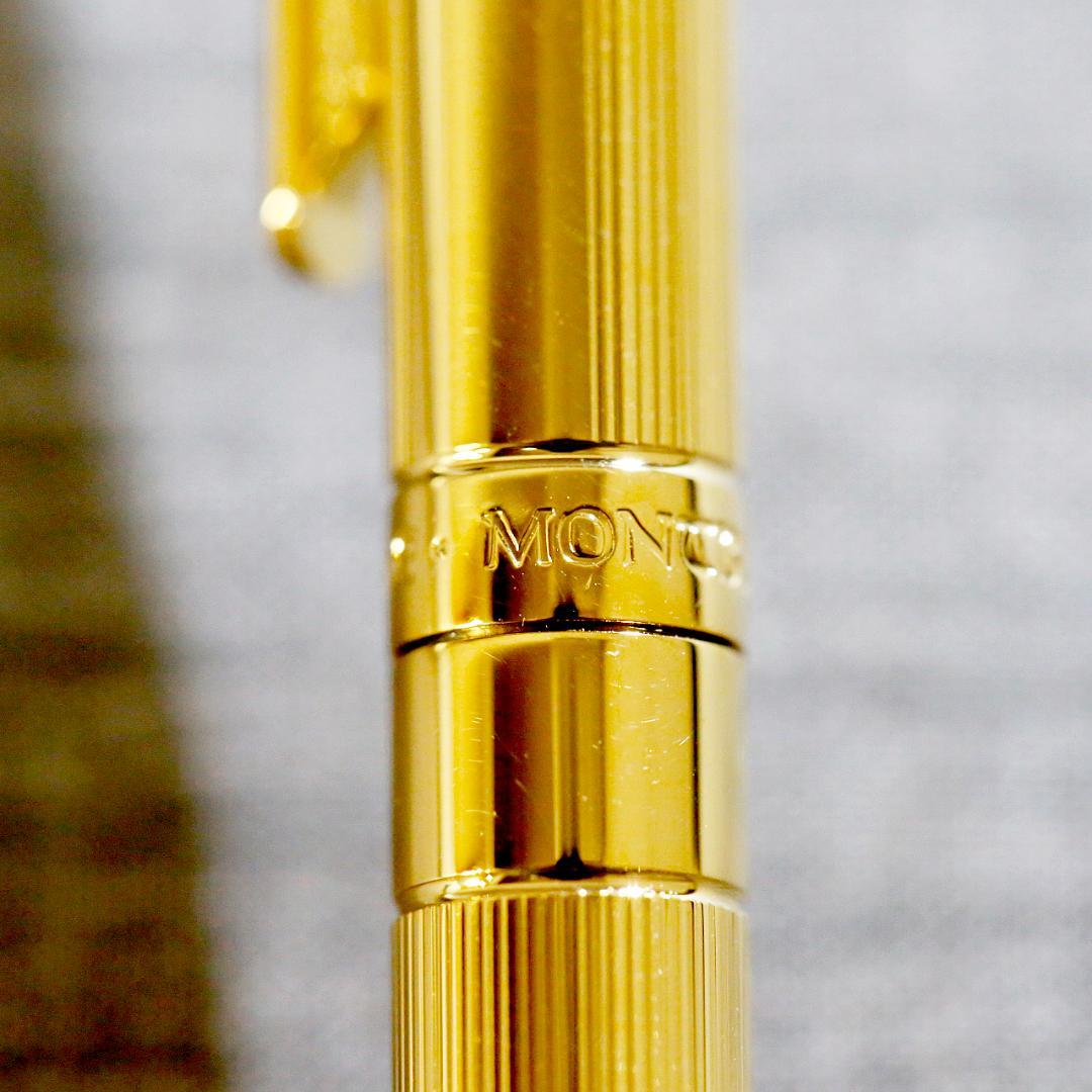 【極美品 送料込み】モンブラン ボールペン ノブレス ゴールド