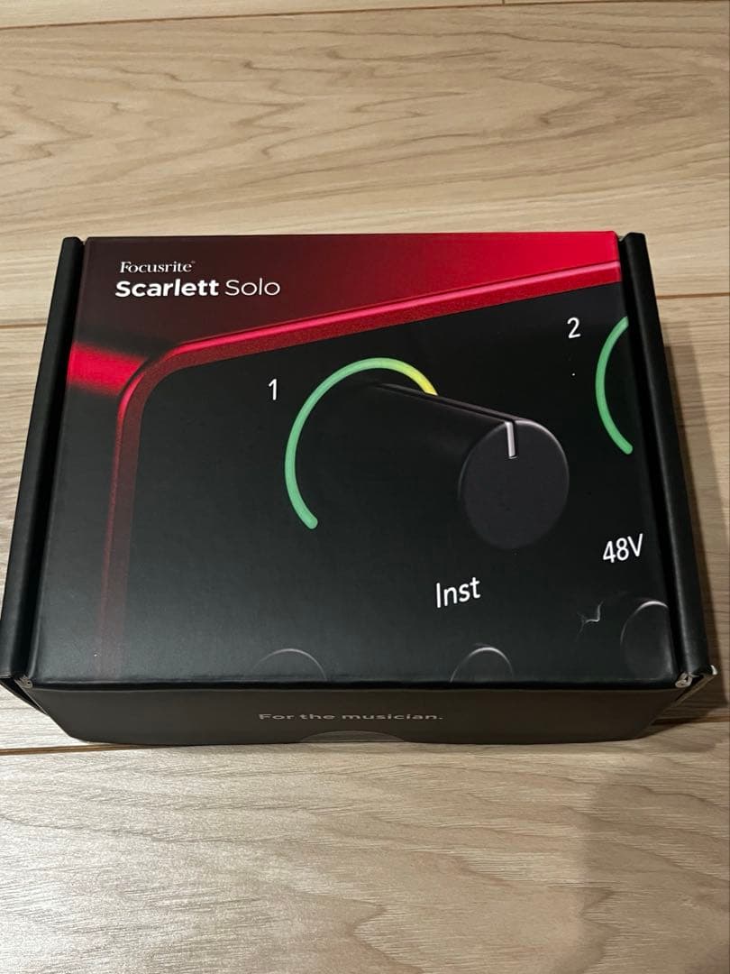 DTM・DAW focusrite scarlett solo (gen4)
