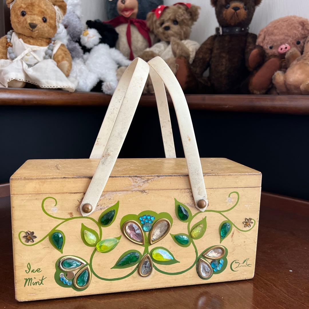 エニッドコリンズIce mintアンティークバック