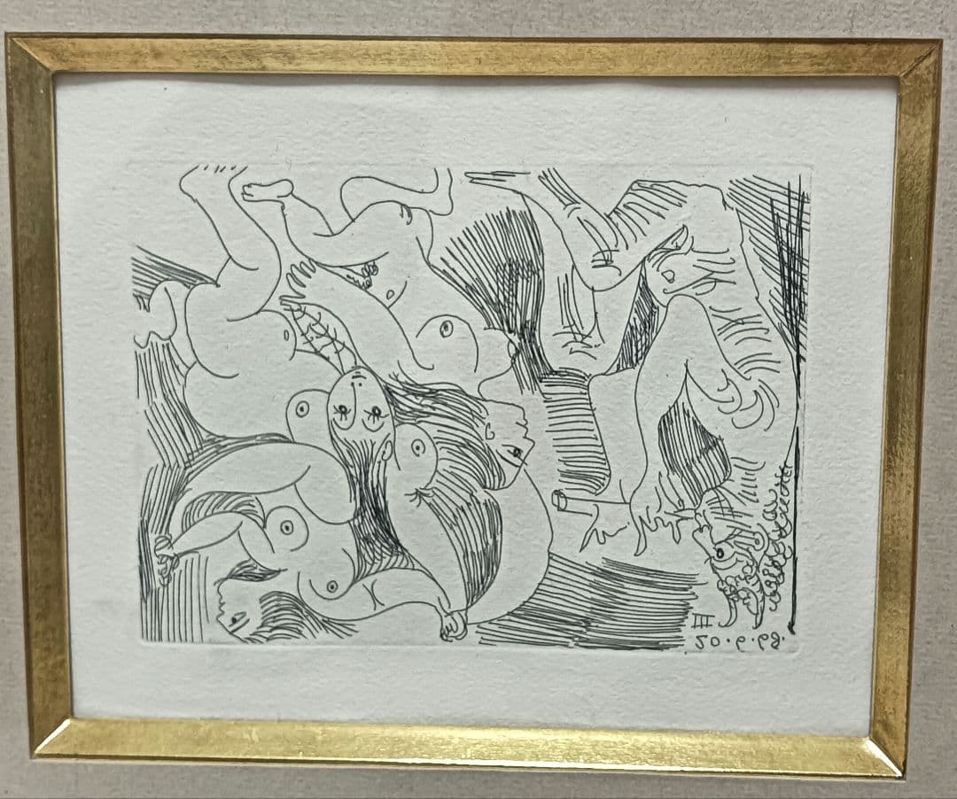 ピカソ　Picasso　 エッチング 銅版画