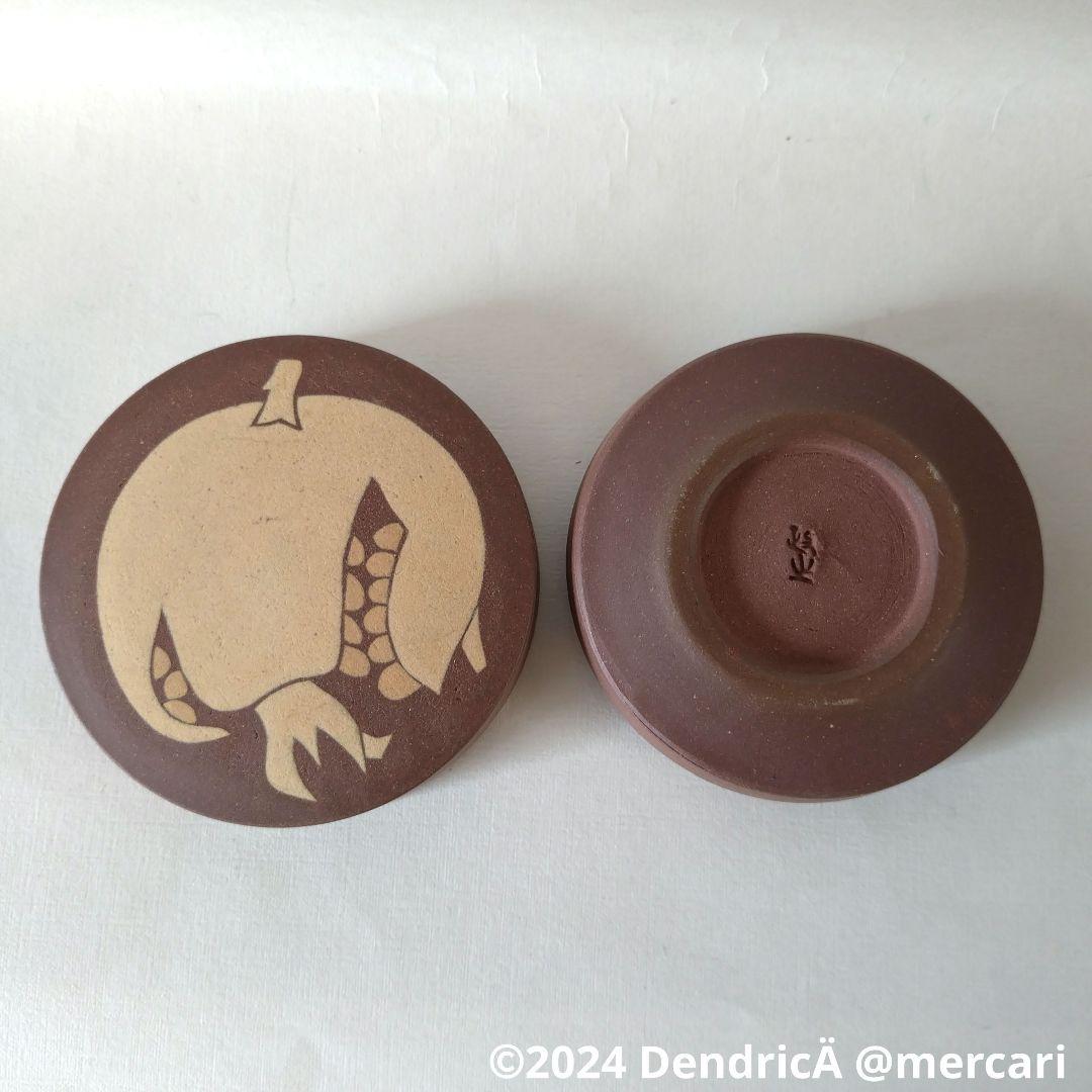 象嵌彩　柘榴　印盒　今井政之　共箱　新品未使用　香合　小物入れにも　茶道　茶道具