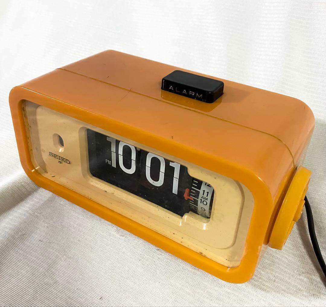 【昭和レトロ 70s】 SEIKO　パタパタ時計　DP666T 置き時計