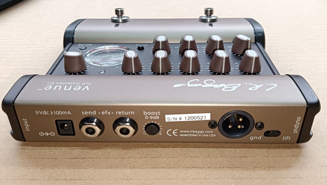 L.R.BAGGS VENUE D.I. アコースティックギター用 プリアンプ
