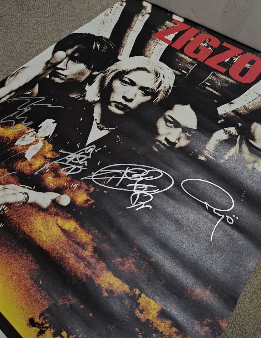 ZIGZO MONSTER MUSIC ポスター 直筆サイン入り