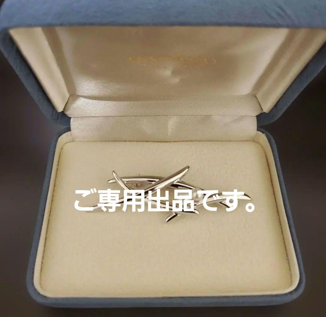 MIKIMOTO ミキモト　真珠　パール　ブローチ