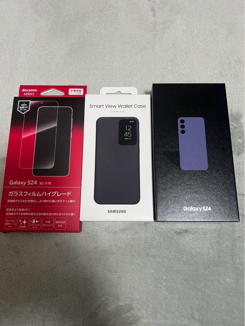 『まぁあ』Galaxy S24 SC-51E ケース　フィルム付き