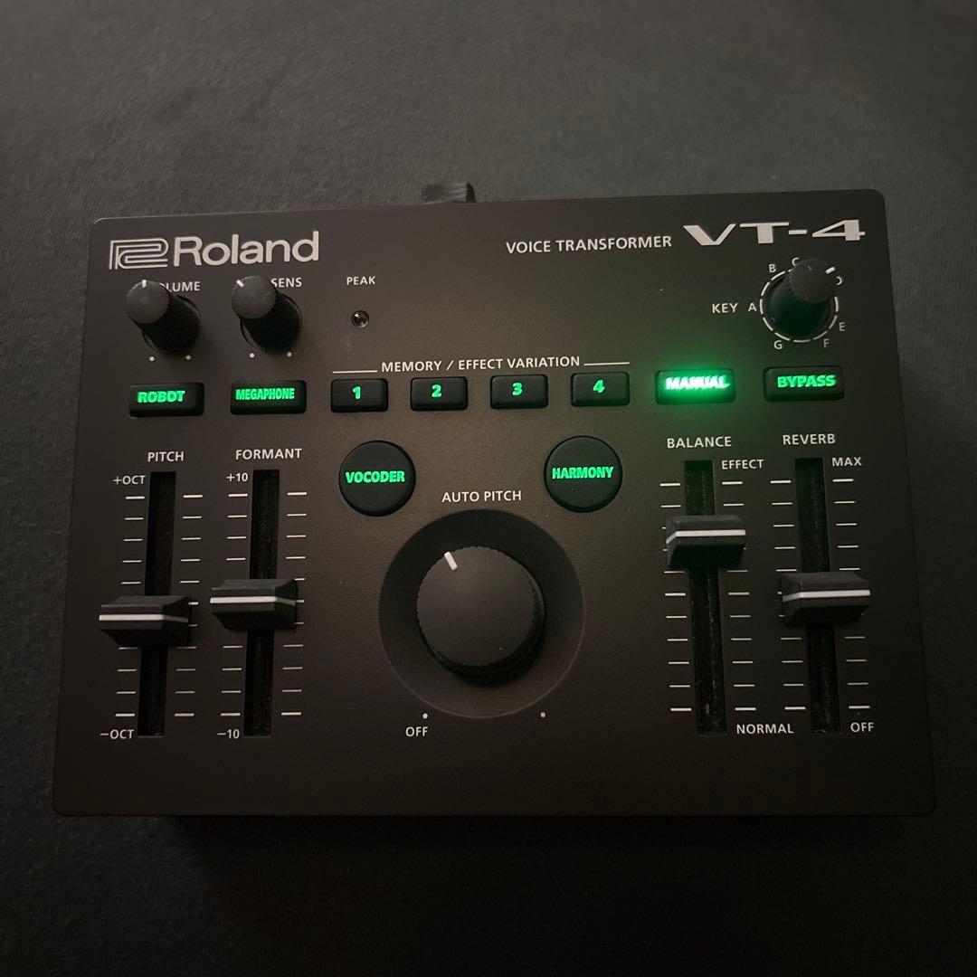 Roland VT-4 ボイストランスフォーマー　インターフェース　箱・説明書